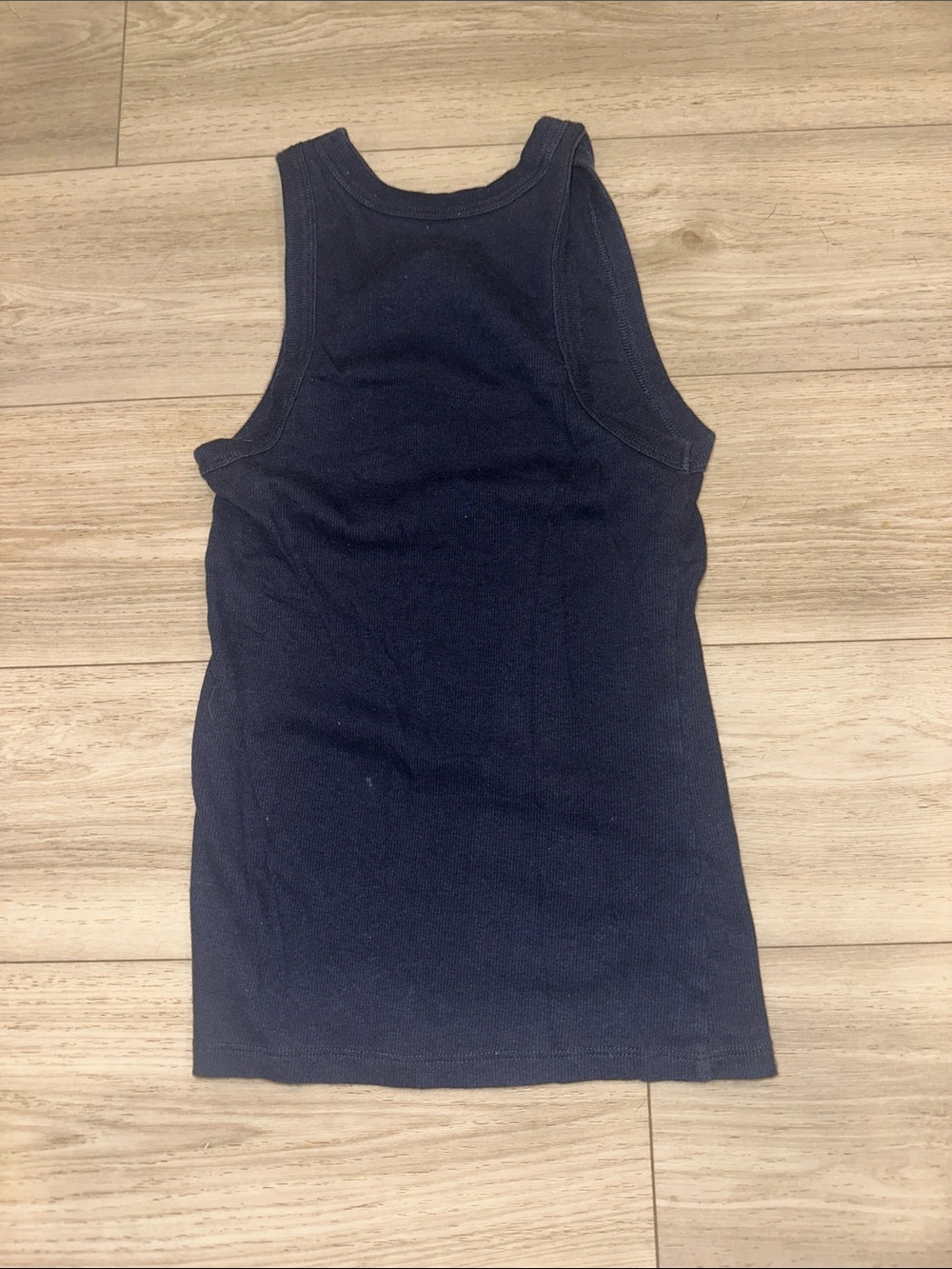 Target Classic Navy Ribbed Tank Top - Picture 2 of 2